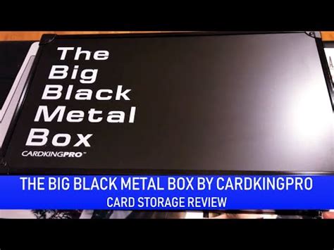 the biggest big black metal box|Trading Card Product Reviews: The Big Black Metal Box.